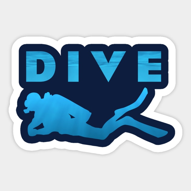 Scuba Diving - Diver - DIVE Sticker by SeaAndLight